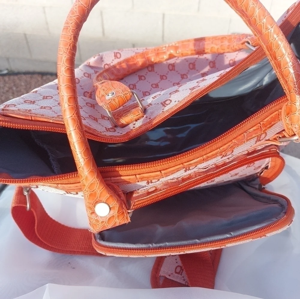 American flyer cosmetic satchel